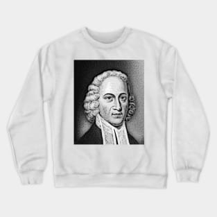 Jonathan Edwards Black And White Portrait | Jonathan Edwards Artwork 2 Crewneck Sweatshirt